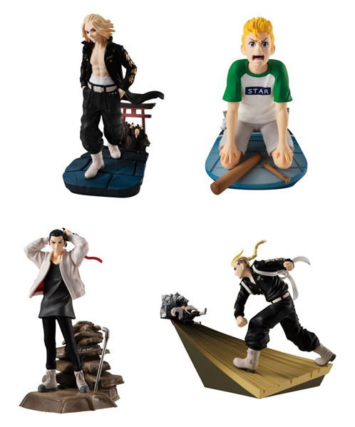 Tokyo Revengers Petitrama Series: Toman Heroic Scenes (Set of 4 Pieces) image 1