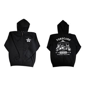 Yuru Camp - Touring Zip Hoodie Black (XL Size)_