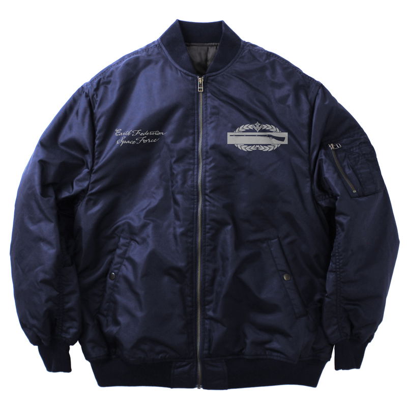 Mobile Suit Gundam: E.F.S.F. MA-1 Jacket Navy (M Size) image 2