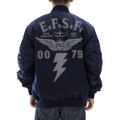 Mobile Suit Gundam: E.F.S.F. MA-1 Jacket Navy (XL Size) thumbnail 4