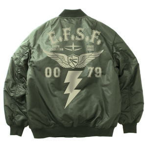 Mobile Suit Gundam: E.F.S.F. MA-1 Jacket Moss (L Size)_