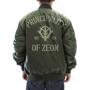 Mobile Suit Gundam: Principality Of Zeon MA-1 Jacket Moss (L Size)_