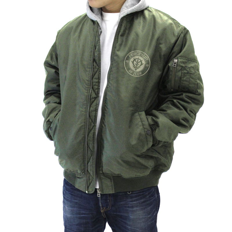 Mobile Suit Gundam: Principality Of Zeon MA-1 Jacket Moss (L Size) image 5