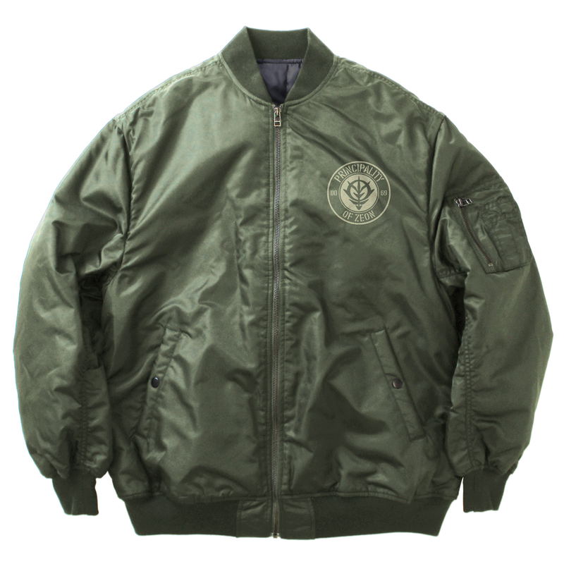 Mobile Suit Gundam: Principality Of Zeon MA-1 Jacket Moss (M Size) image 2
