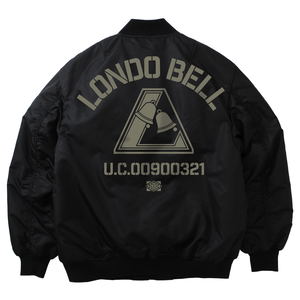 Mobile Suit Gundam Unicorn: Londo Bell MA-1 Jacket Black (M Size)_