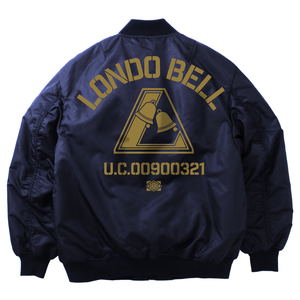 Mobile Suit Gundam Unicorn: Londo Bell MA-1 Jacket Navy (M Size)_