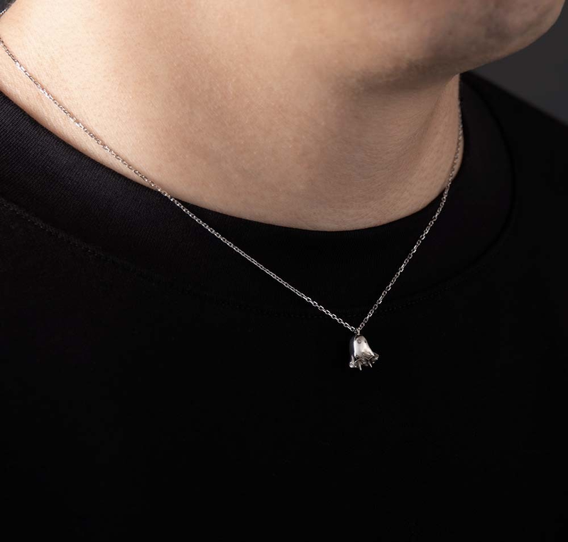 NieR Reincarnation Mama Silver Necklace image 4