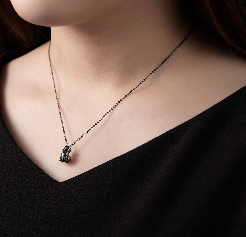 NieR Reincarnation Transporter Silver Necklace image 3