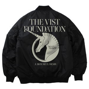 Mobile Suit Gundam Unicorn: Vist Foundation MA-1 Jacket Black (L Size)_