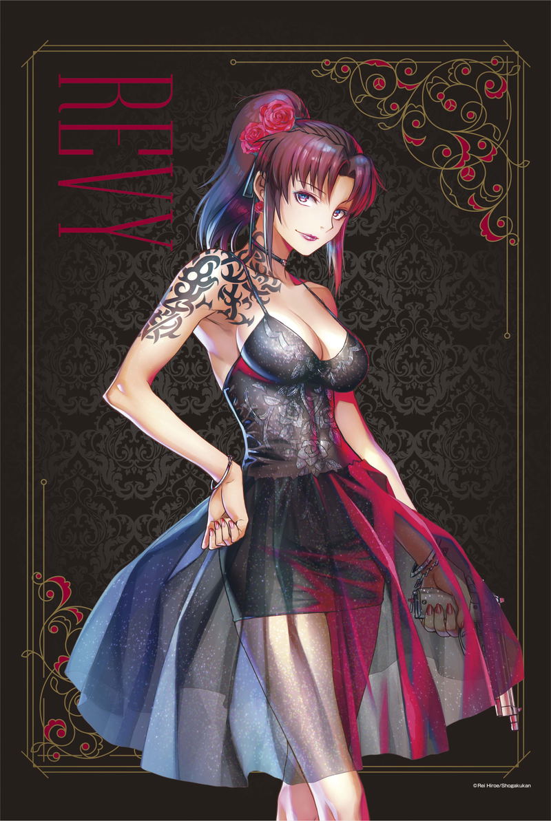 Black Lagoon Original Illustration B2 Wall Scroll: 1 Revy image 1
