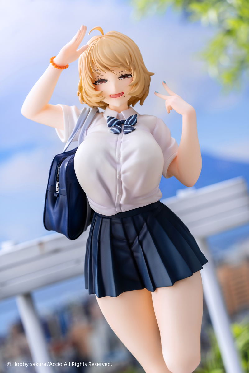 Original Character 1/6 Scale Pre-Painted Figure: Atsumi Chiyoko Blue Panty Ver. image 14