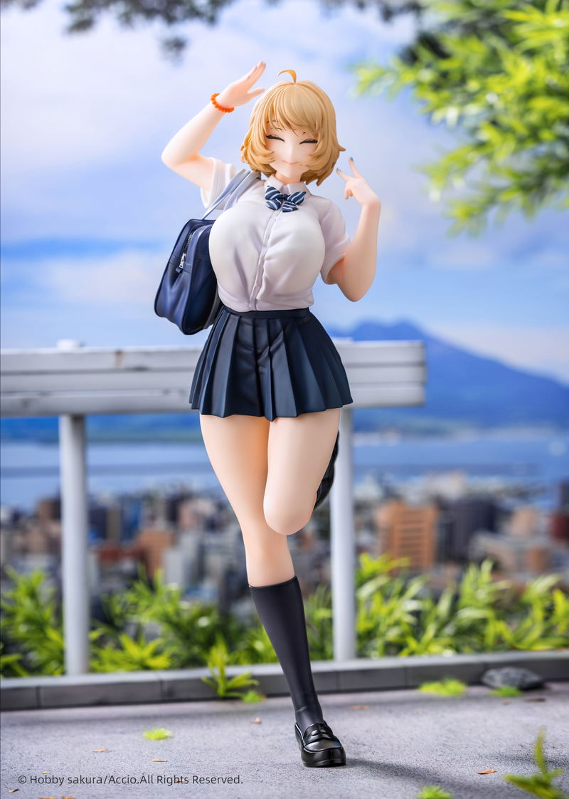 Original Character 1/6 Scale Pre-Painted Figure: Atsumi Chiyoko Blue Panty Ver. image 16
