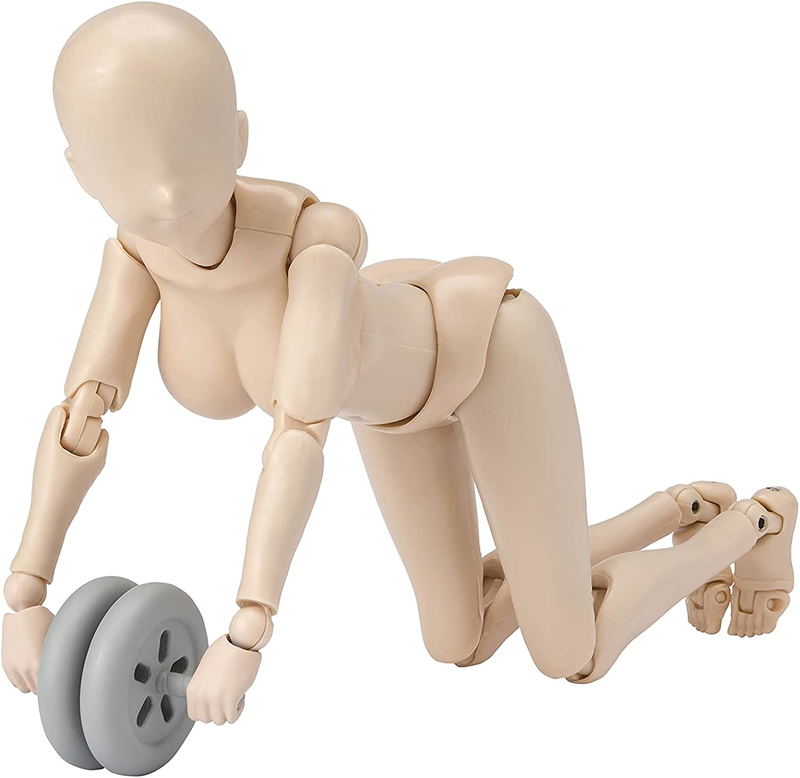 S.H.Figuarts Body-chan: Kentaro Yabuki Edition DX Set (Pale orange Color Ver.) image 1
