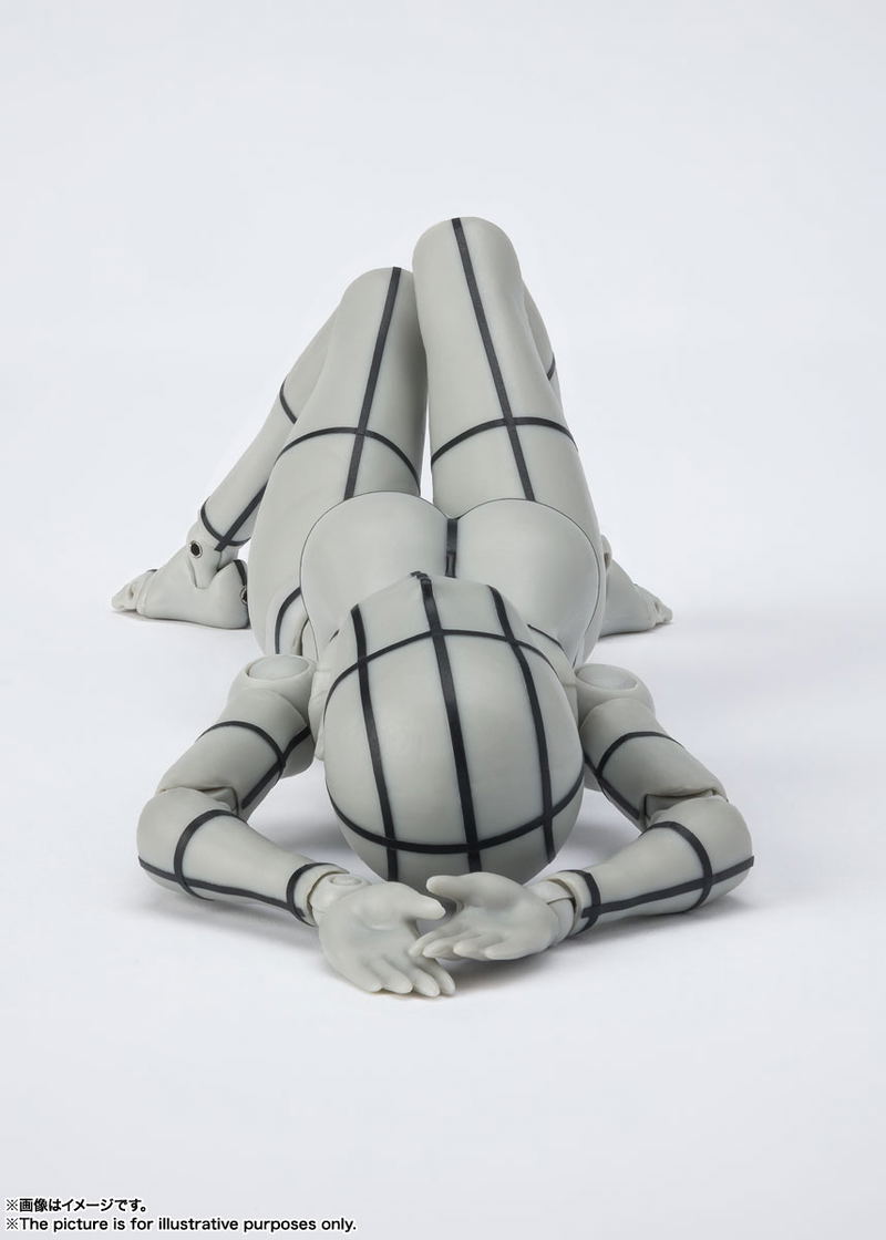 S.H.Figuarts Body-chan: Kentaro Yabuki Wire Frame (Gray Color Ver.) image 4