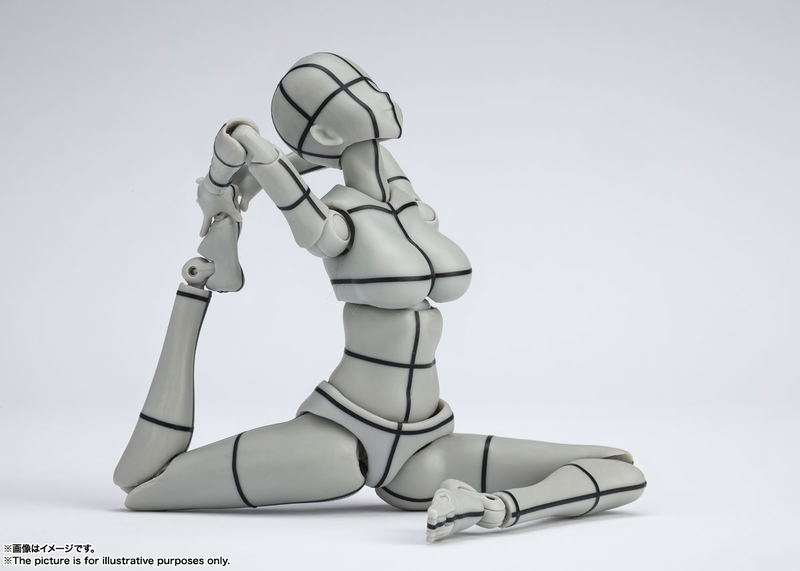 S.H.Figuarts Body-chan: Kentaro Yabuki Wire Frame (Gray Color Ver.) image 5