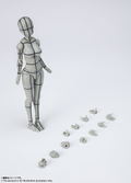 S.H.Figuarts Body-chan: Kentaro Yabuki Wire Frame (Gray Color Ver.) thumbnail 7