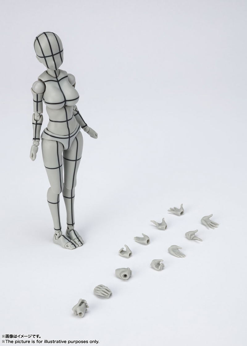 S.H.Figuarts Body-chan: Kentaro Yabuki Wire Frame (Gray Color Ver.) image 7