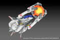 R-Type Final 2 1/100 Scale Plastic Model Kit: R-9A (Arrow Head) Ver. R-Type Final 2 thumbnail 5