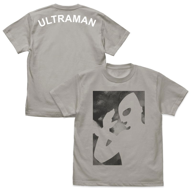 Ultraman Silhouette T-shirt Light Gray (L Size) image 1