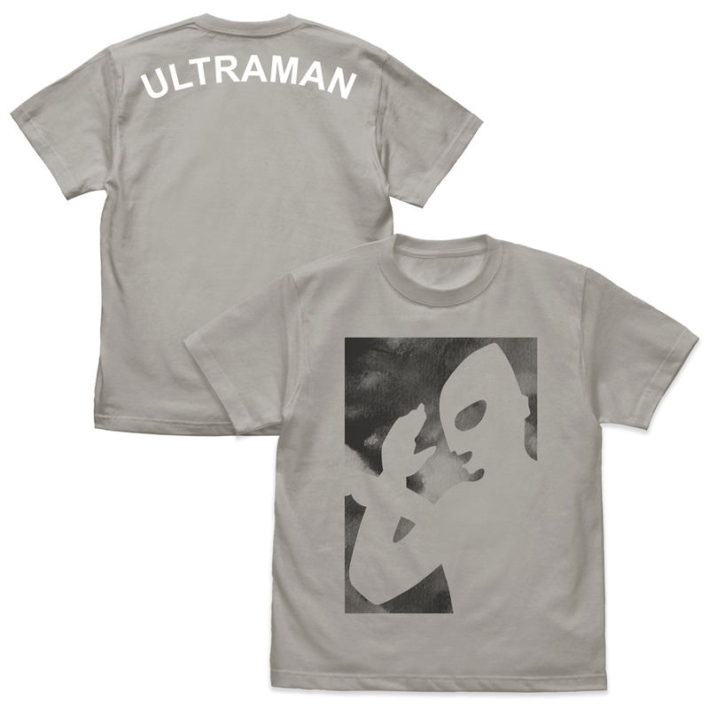Ultraman Silhouette T-shirt Light Gray (M Size) image 1
