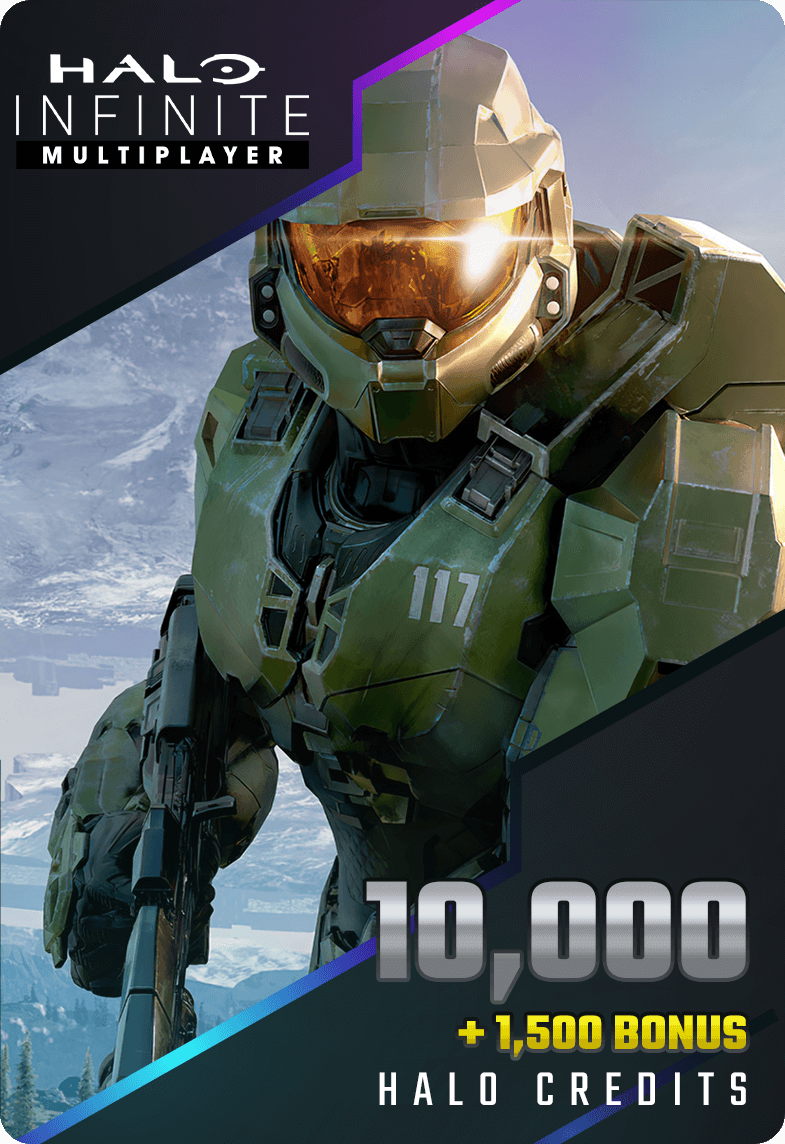 Halo Infinite: 10,000 Halo Credits + 1,500 Bonus Windows 10 digital — Import Game Deal