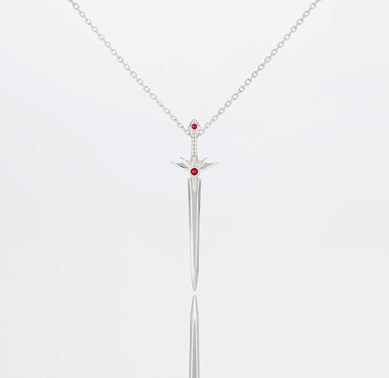 Dragon Quest: The Adventure Of Dai - Dai's Sword Silver Necklace image 1