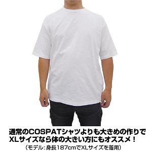 Gintama Sadaharu Face Big Silhouette T-shirt White (L Size)