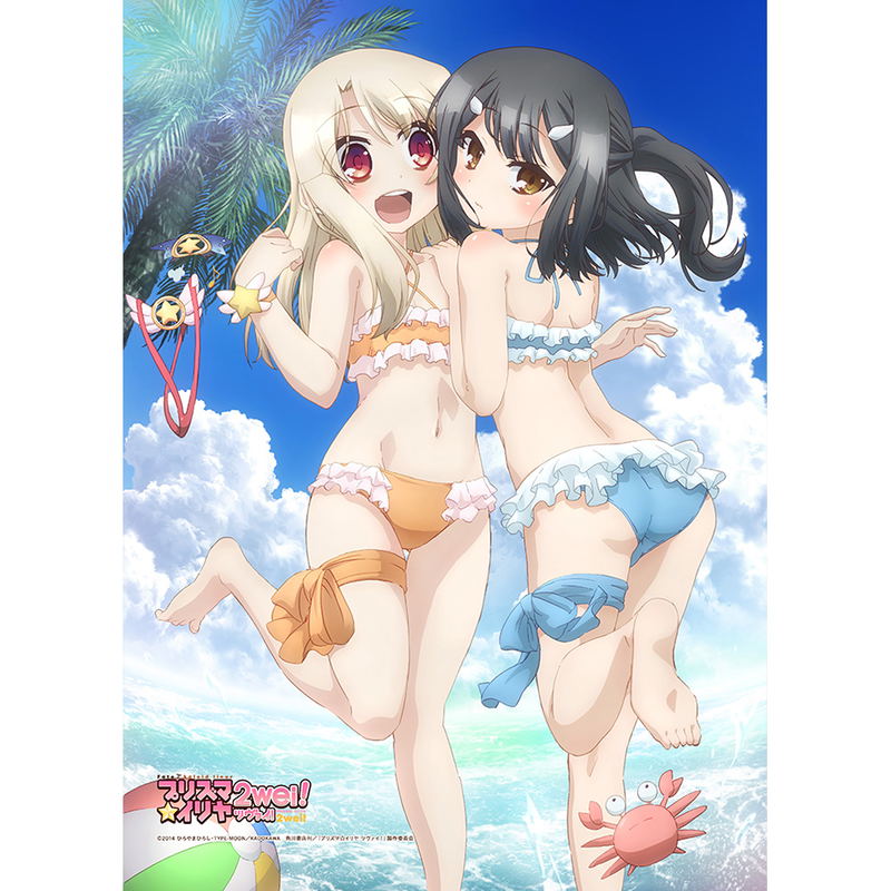 Fate/Kaleid Liner Prisma Illya 2Wei! B2 Wall Scroll: Illya & Miyu image 1