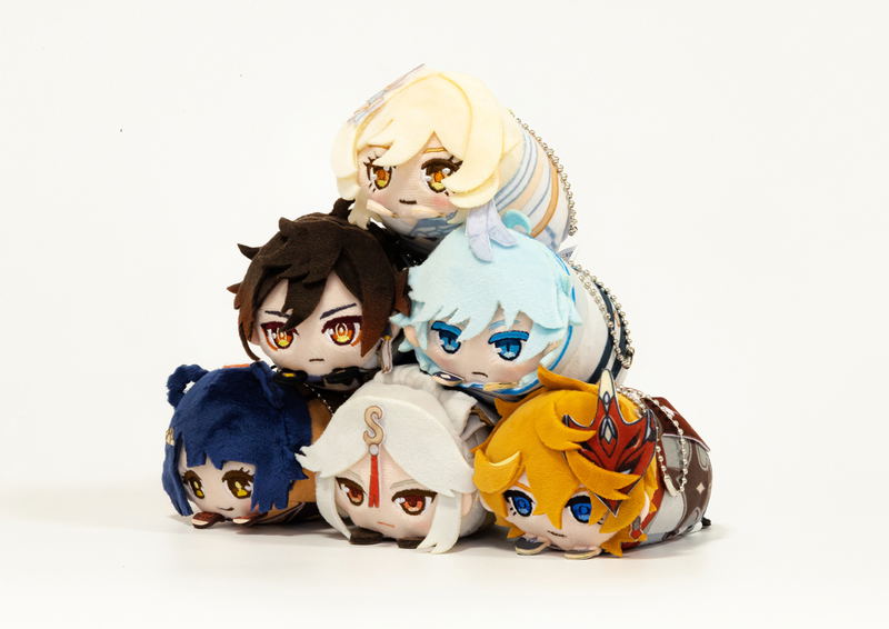 Genshin Impact Mochikororin Plush Mascot Vol. 2 (Set of 6 Pieces) image 1