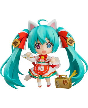 Nendoroid No. 1777 Character Vocal Series 01 Hatsune Miku: Hatsune Miku Maneki Miku Ver. [GSC Online Shop Exclusive Ver.]_