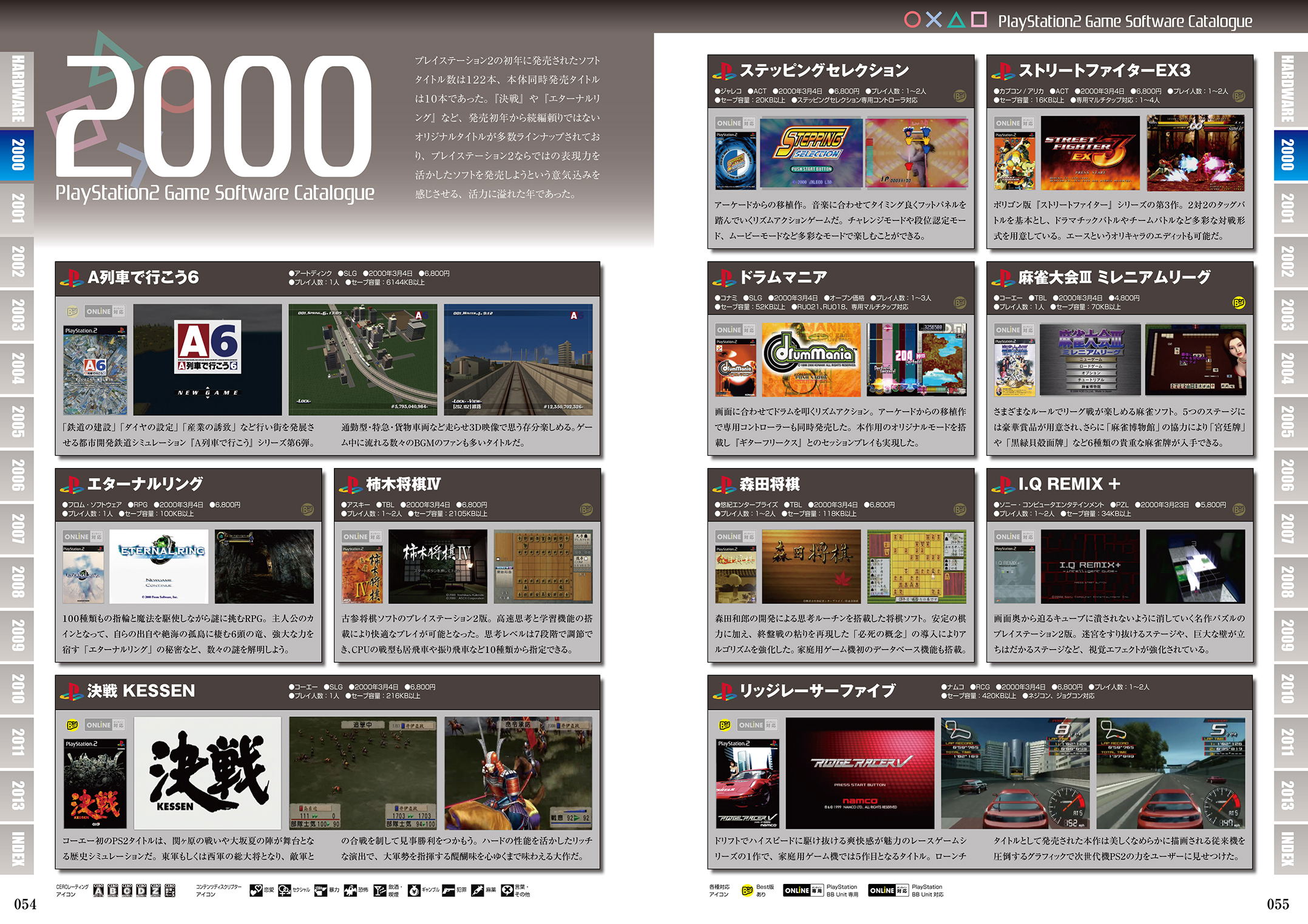 PS プレイステーション ソフトウェア カタログ Playstation 2 Perfect Catalogue 2004-2013