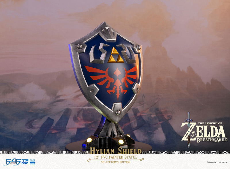 The Legend of Zelda Breath of the Wild PVC Painted Statue: Hylian Shield [Collector's Edition] image 11