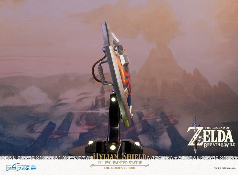 The Legend of Zelda Breath of the Wild PVC Painted Statue: Hylian Shield [Collector's Edition] image 12