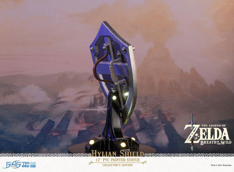 The Legend of Zelda Breath of the Wild PVC Painted Statue: Hylian Shield [Collector's Edition] image 13