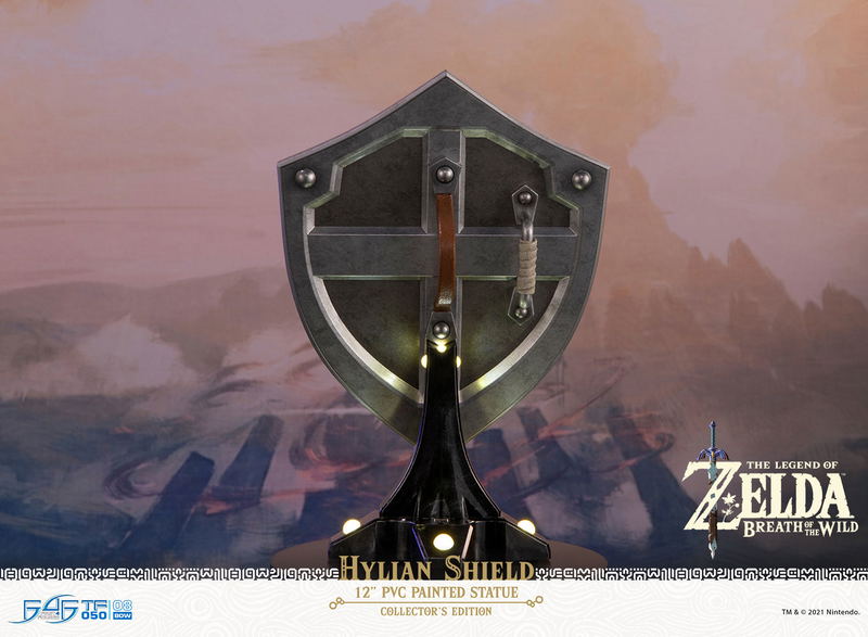 The Legend of Zelda Breath of the Wild PVC Painted Statue: Hylian Shield [Collector's Edition] image 14