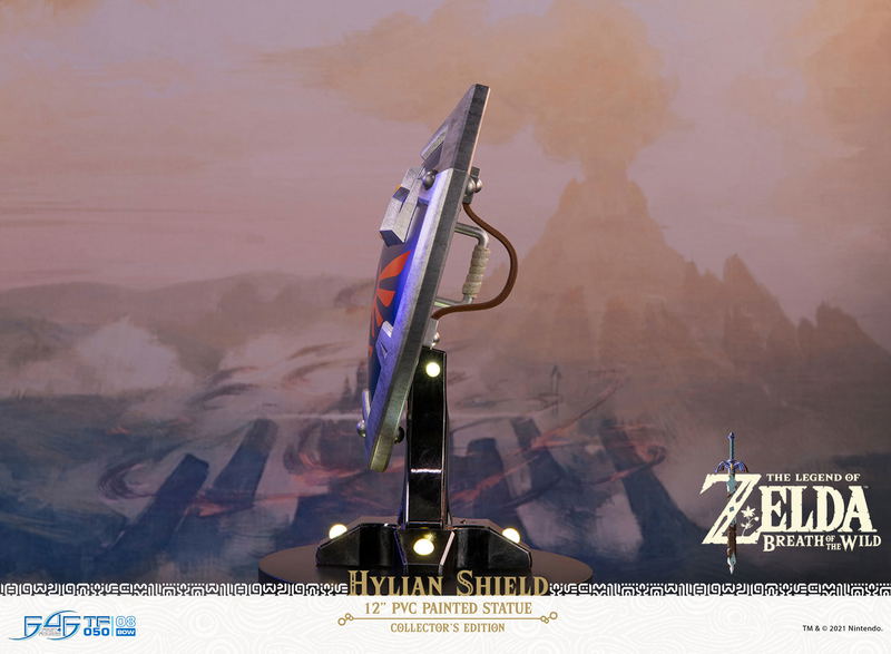 The Legend of Zelda Breath of the Wild PVC Painted Statue: Hylian Shield [Collector's Edition] image 16