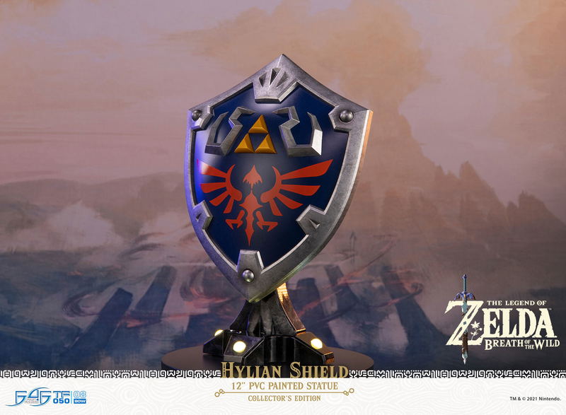The Legend of Zelda Breath of the Wild PVC Painted Statue: Hylian Shield [Collector's Edition] image 17