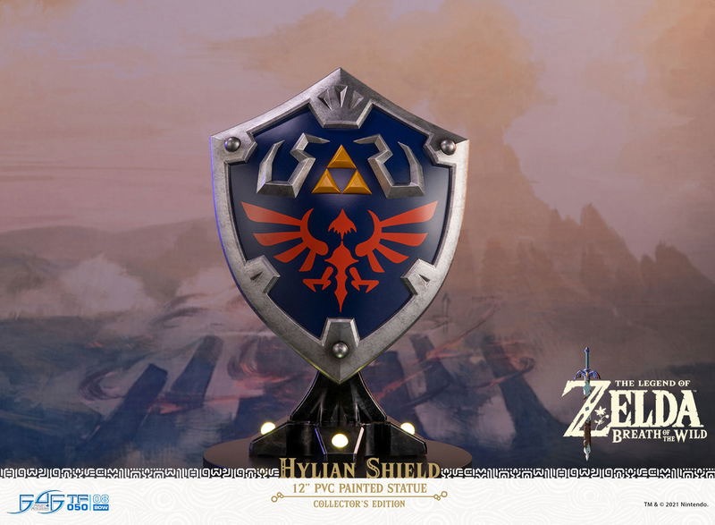 The Legend of Zelda Breath of the Wild PVC Painted Statue: Hylian Shield [Collector's Edition] image 18