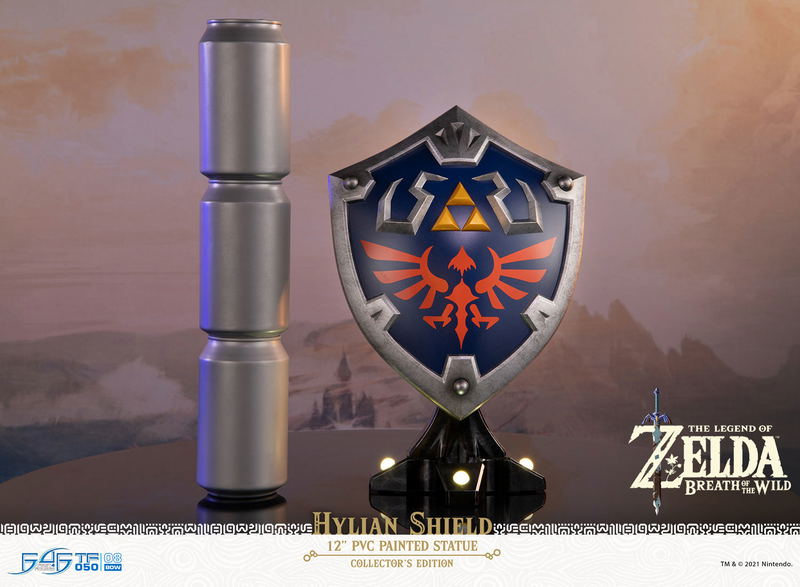 The Legend of Zelda Breath of the Wild PVC Painted Statue: Hylian Shield [Collector's Edition] image 19