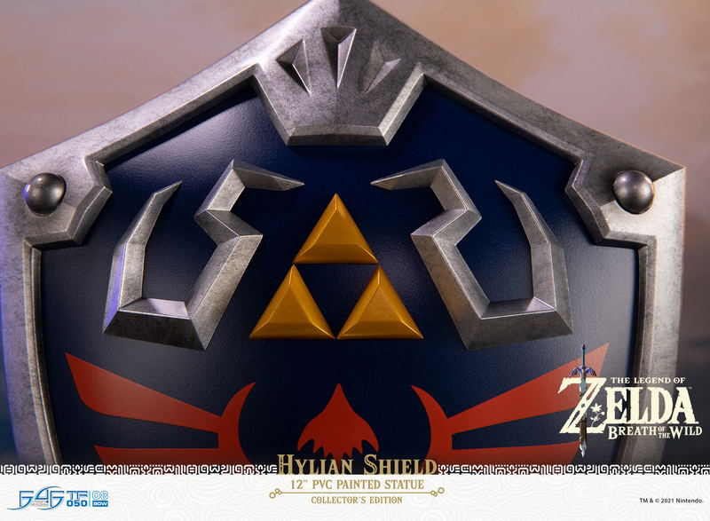 The Legend of Zelda Breath of the Wild PVC Painted Statue: Hylian Shield [Collector's Edition] image 21