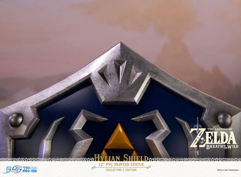 The Legend of Zelda Breath of the Wild PVC Painted Statue: Hylian Shield [Collector's Edition] image 22