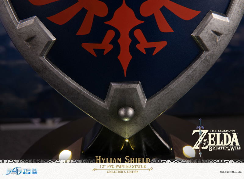 The Legend of Zelda Breath of the Wild PVC Painted Statue: Hylian Shield [Collector's Edition] image 23