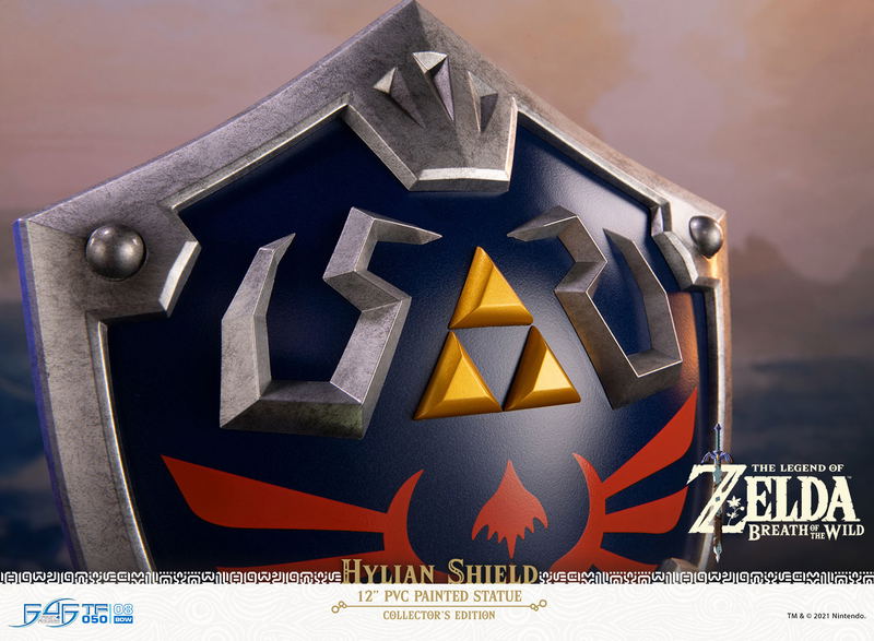 The Legend of Zelda Breath of the Wild PVC Painted Statue: Hylian Shield [Collector's Edition] image 24