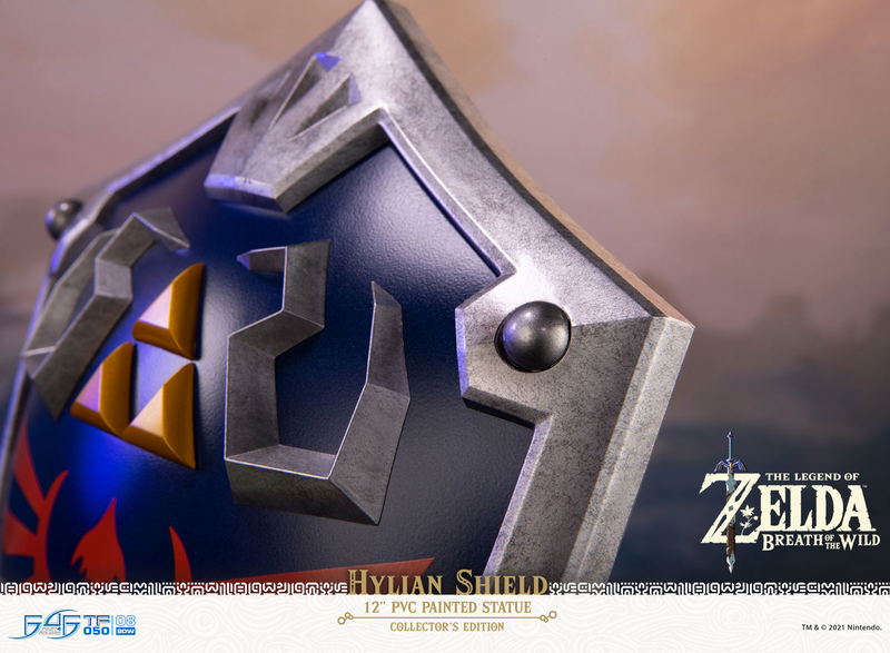 The Legend of Zelda Breath of the Wild PVC Painted Statue: Hylian Shield [Collector's Edition] image 25