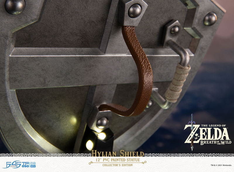 The Legend of Zelda Breath of the Wild PVC Painted Statue: Hylian Shield [Collector's Edition] image 26