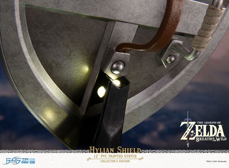 The Legend of Zelda Breath of the Wild PVC Painted Statue: Hylian Shield [Collector's Edition] image 28