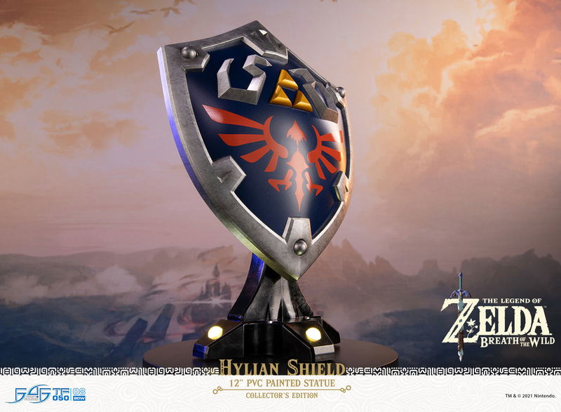 The Legend of Zelda Breath of the Wild PVC Painted Statue: Hylian Shield [Collector's Edition] image 30