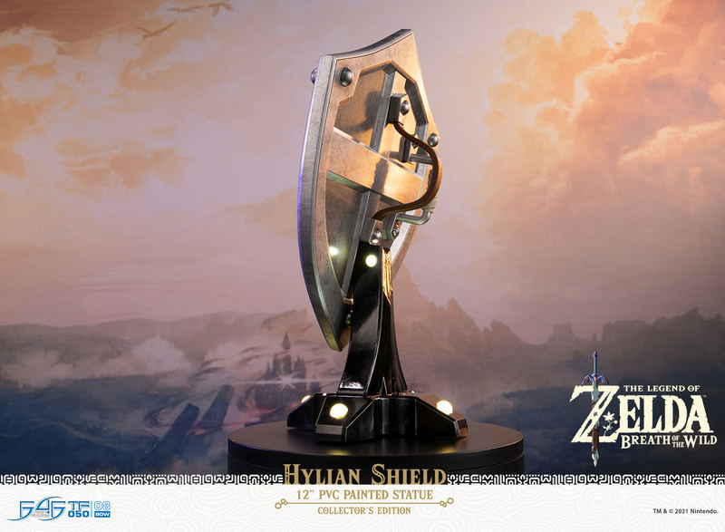 The Legend of Zelda Breath of the Wild PVC Painted Statue: Hylian Shield [Collector's Edition] image 31