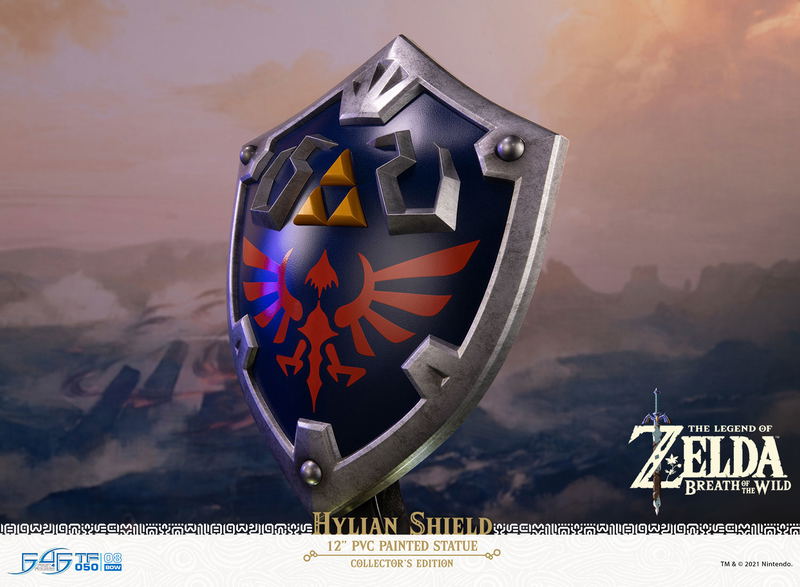 The Legend of Zelda Breath of the Wild PVC Painted Statue: Hylian Shield [Collector's Edition] image 36