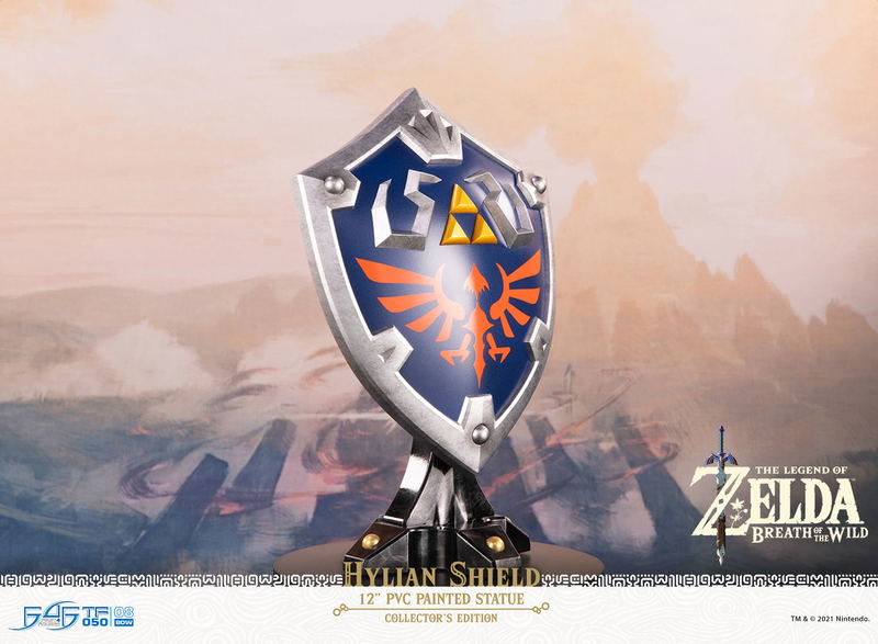 The Legend of Zelda Breath of the Wild PVC Painted Statue: Hylian Shield [Collector's Edition] image 41